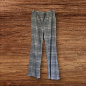 Tahari Gray Checkered Pants